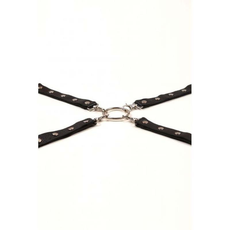 Фиксатор sLash Leather Fixer Large, Black