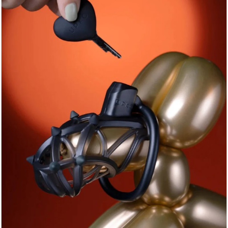 Мужской пояс верности UPKO Caged Beast Male Chastity Device Kit Синий Мужской пояс верности UPKO Caged Beast Male Chastity Device Kit Синий