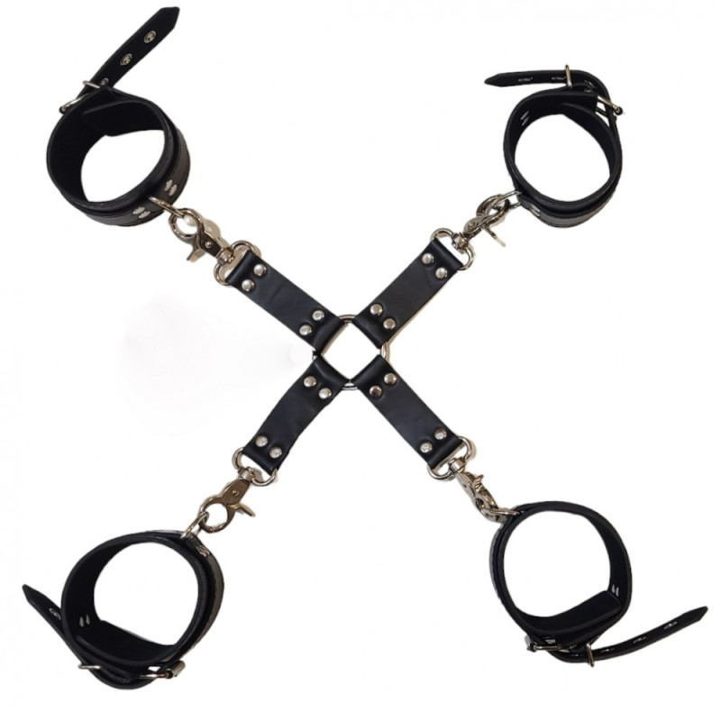 Система фиксации DS Fetish Hogtie (thick hook) Черная Система фиксации DS Fetish Hogtie (thick hook) Черная