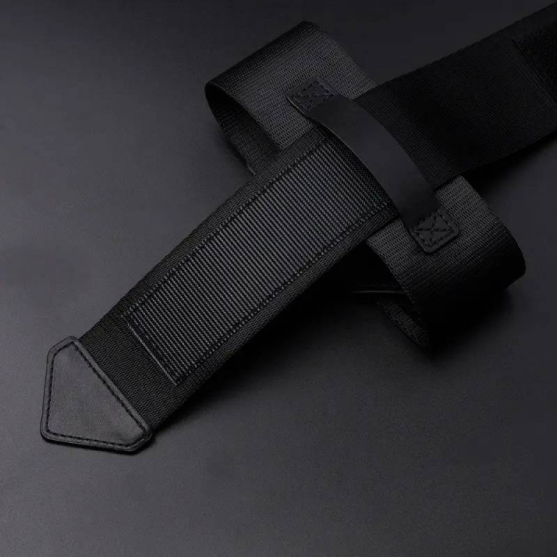 Бандажний набір фіксаторів для тіла зі знімними наручниками Lockink чорний Бандажний набір фіксаторів для тіла зі знімними наручниками Lockink чорний