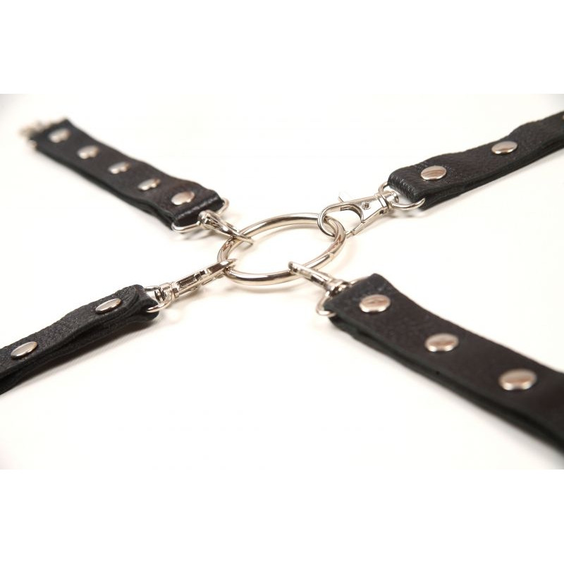 Фиксатор sLash Leather Fixer Large, Black