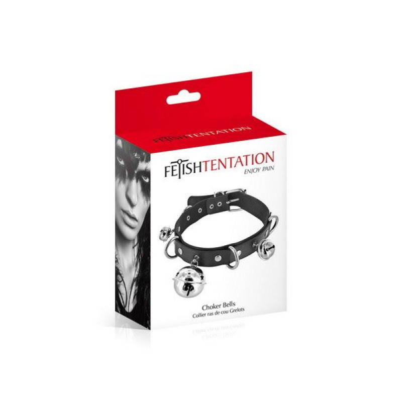 Чокер c бубенцами Fetish Tentation Choker Bells Чокер c бубенцами Fetish Tentation Choker Bells
