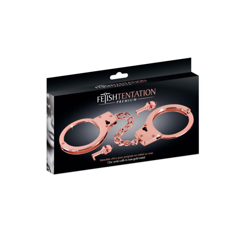 Наручники Fetish Tentation Premium Chick wrist cuffs in rose-gold metal Наручники Fetish Tentation Premium Chick wrist cuffs in rose-gold metal