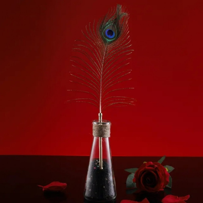 Набор из 2 перышек Lockink Natural Peacock Flirting Feather Tickler Набор из 2 перышек Lockink Natural Peacock Flirting Feather Tickler