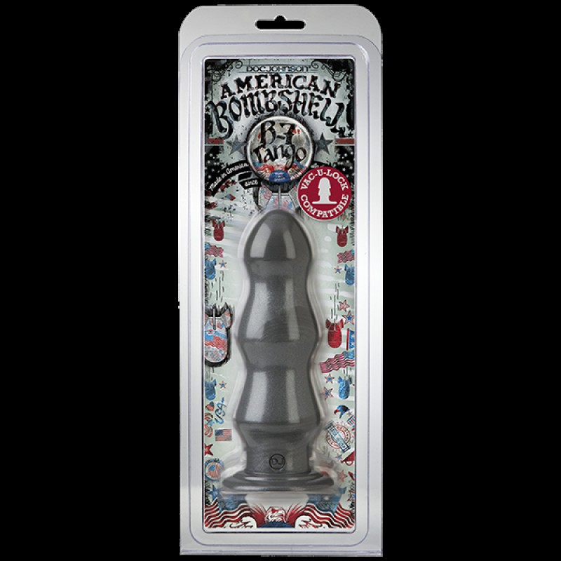 Анальна втулка для фістингу Doc Johnson American Bombshell - B-7 Tango - Gun Metal, діаметр 5,6см Анальна втулка для фістингу Doc Johnson American Bombshell - B-7 Tango - Gun Metal, діаметр 5,6см