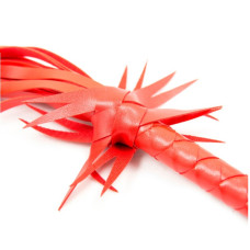 Флогер з квіткою DS Fetish Flogger L red with flower 70 см