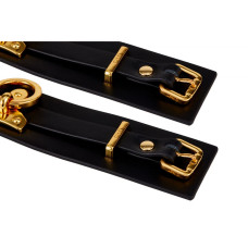 Кожаные глаза со вставками позолоты UPKO Ankle Cuffs UPKO size L