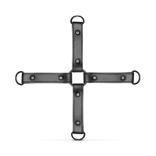 Хрестовина з наручниками та поножами Bedroom Fantasies: Hogtie with Hand and Ankle Cuffs