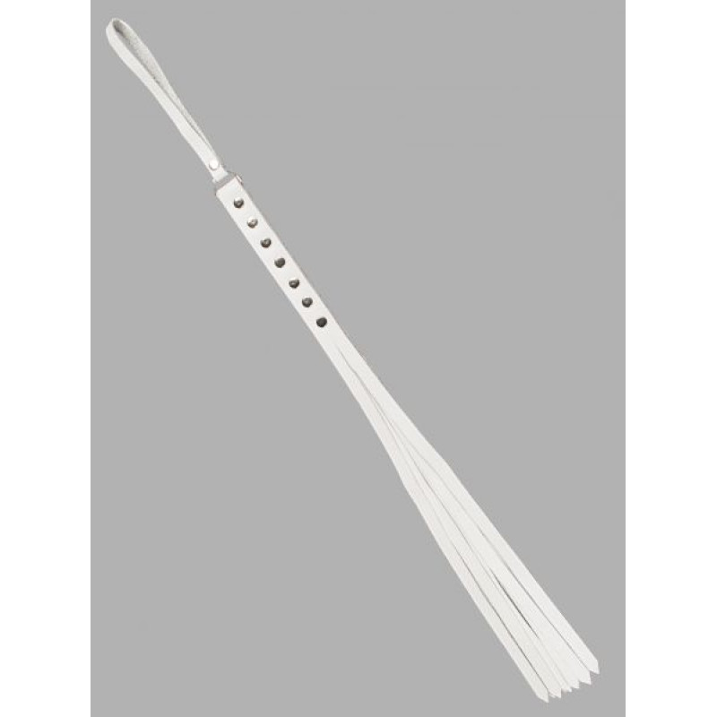 Плетіти sLash S&M Fancy Leather Floger Біла 280121 Плетіти sLash S&M Fancy Leather Floger Біла 280121