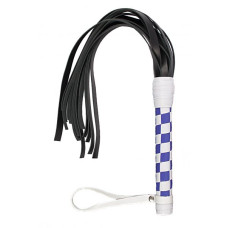 Флогер sLash S&M Leather Floger Білий/Фіолетовий