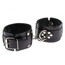 Оковы sLash Leather Dominant Leg Cuffs Черные
