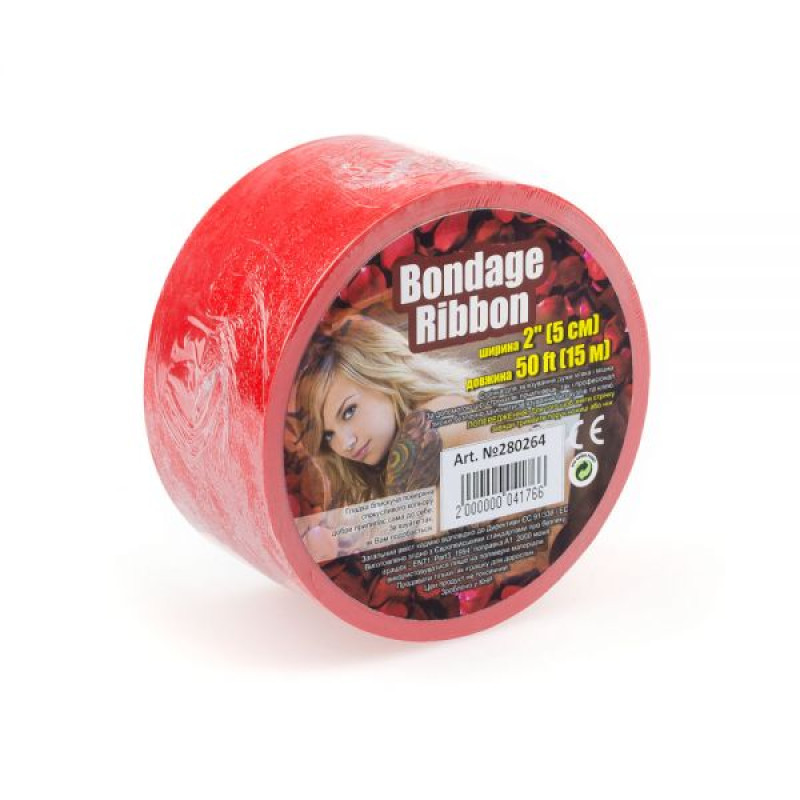 Лента для бондажа sLash BONDAGE RIBBON Красная Лента для бондажа sLash BONDAGE RIBBON Красная