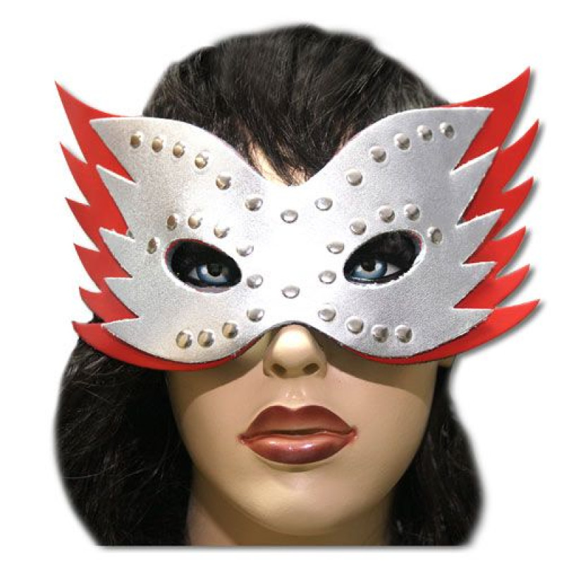 Маска Spade Серебристая/Красная 280809 Маска Spade Серебристая/Красная 280809