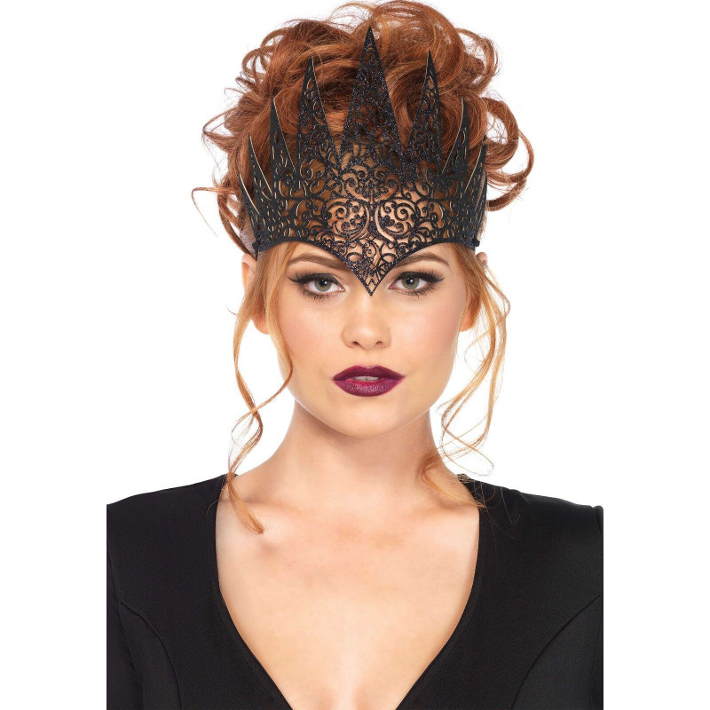 Широкая корона Leg Avenue Die Cut Royal Crown, черная Широкая корона Leg Avenue Die Cut Royal Crown, черная