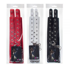 Кайдани на щиколотки sLash Leather Double Fix Leg Cuffs, Black