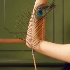 Набор из 2 перышек Lockink Natural Peacock Flirting Feather Tickler
