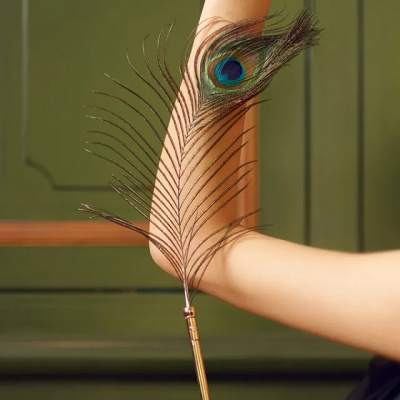 Набор из 2 перышек Lockink Natural Peacock Flirting Feather Tickler Набор из 2 перышек Lockink Natural Peacock Flirting Feather Tickler