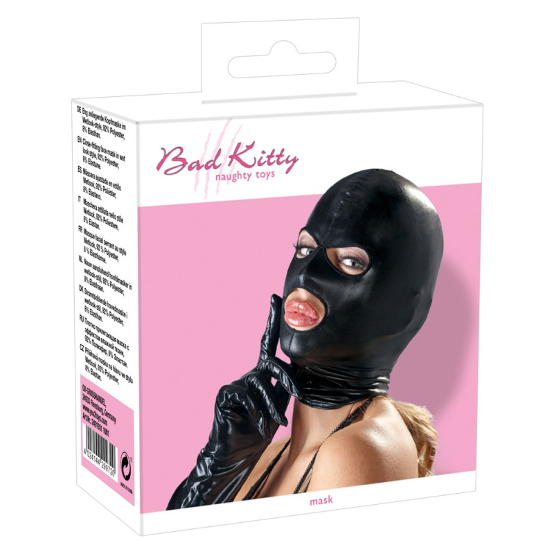 Маска черная Bad Kitty Naughty Toys Mask Маска черная Bad Kitty Naughty Toys Mask