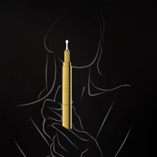 Тиклер-ручка с 5 насадками Lockink, металлическая, золотая