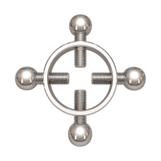 Зажимы на соски с четырьмя болтами Chisa Sins Metal