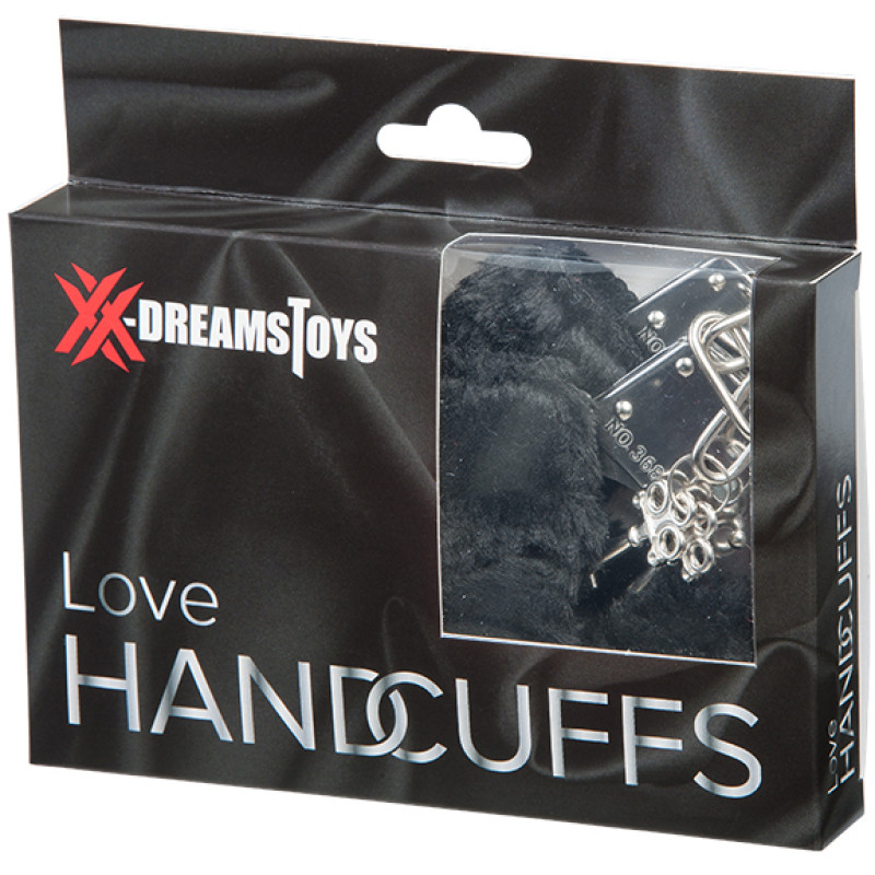 Наручники StRubber XXdreamSToys Liebes-Handschellen m. Plüsch Kuh Чорні Наручники StRubber XXdreamSToys Liebes-Handschellen m. Plüsch Kuh Чорні
