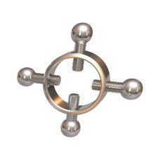 Зажимы на соски с четырьмя болтами Chisa Sins Metal