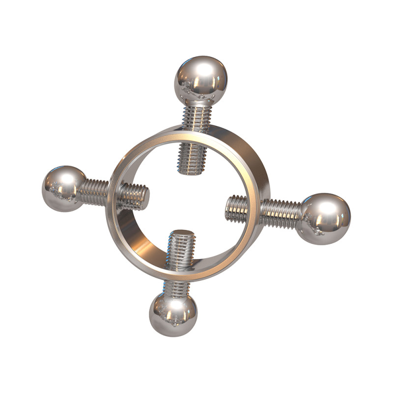 Зажимы на соски с четырьмя болтами Chisa Sins Metal Зажимы на соски с четырьмя болтами Chisa Sins Metal