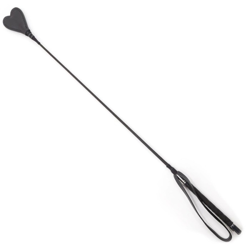 Стек DS Fetish Crop heart black, 66 см Стек DS Fetish Crop heart black, 66 см