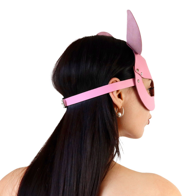Шкіряна маска мишки Art of Sex - Mouse Mask, колір Рожевий Шкіряна маска мишки Art of Sex - Mouse Mask, колір Рожевий