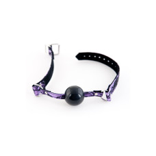 Кляп силиконовый на кружевном ремешке Toyfa Marcus