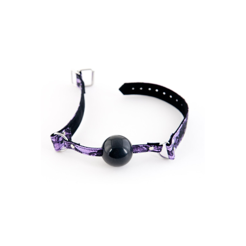 Кляп силіконовий на мереживному ремінці Toyfa Marcus