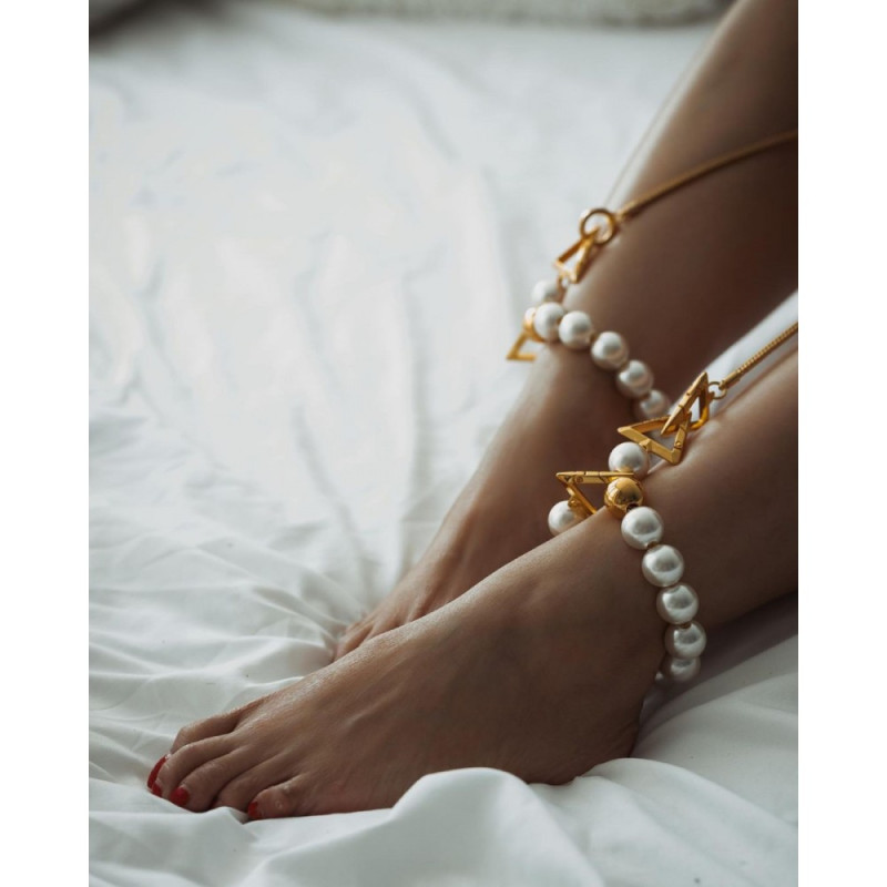 Поножі із позолотою UPKO Moist Eyes перлинні Поножі із позолотою UPKO Moist Eyes перлинні