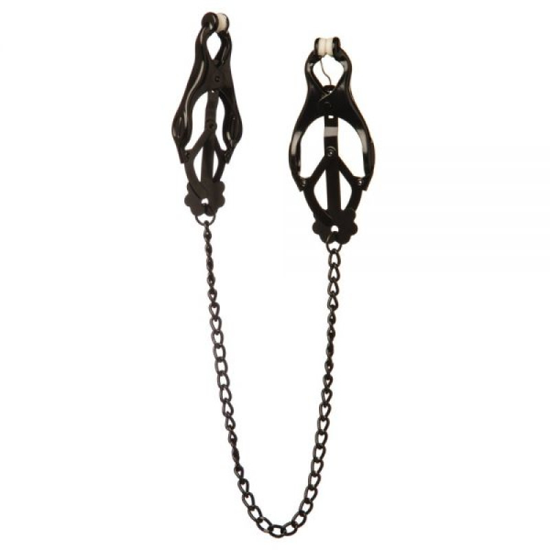 Зажимы на соски Lucky Bay Nipple play кабалы цепочка легкая Черная Зажимы на соски Lucky Bay Nipple play кабалы цепочка легкая Черная