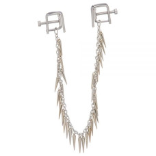 Зажимы на соски Lucky Bay Nipple play квадратные Chain and Spike