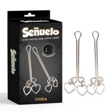 Зажимы на соски Chisa Fetish Fantasy Heart Nipple Clamps