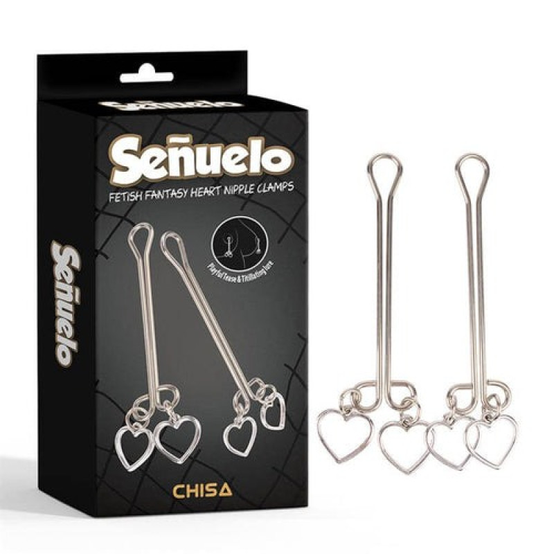 Зажимы на соски Chisa Fetish Fantasy Heart Nipple Clamps Зажимы на соски Chisa Fetish Fantasy Heart Nipple Clamps