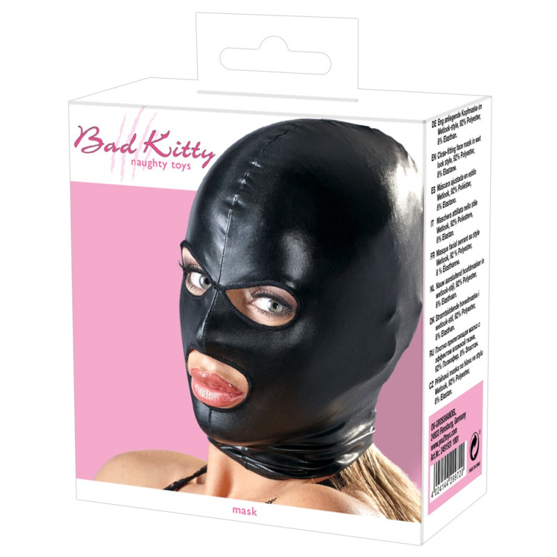 Маска черная Bad Kitty Naughty Toys Mask Маска черная Bad Kitty Naughty Toys Mask