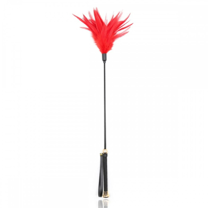 Тиклер на длинной ручке DS Fetish Черно-красный, 63 см Тиклер на длинной ручке DS Fetish Черно-красный, 63 см