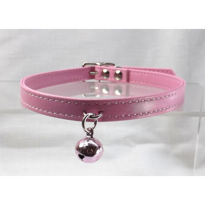 Чокер з дзвіночком DS Fetish Collar rose with bell Чокер з дзвіночком DS Fetish Collar rose with bell