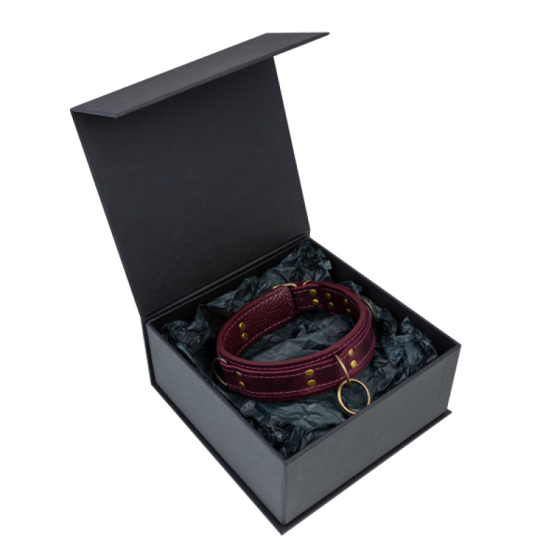 Премиум ошейник LOVECRAFT размер S фиолетовый