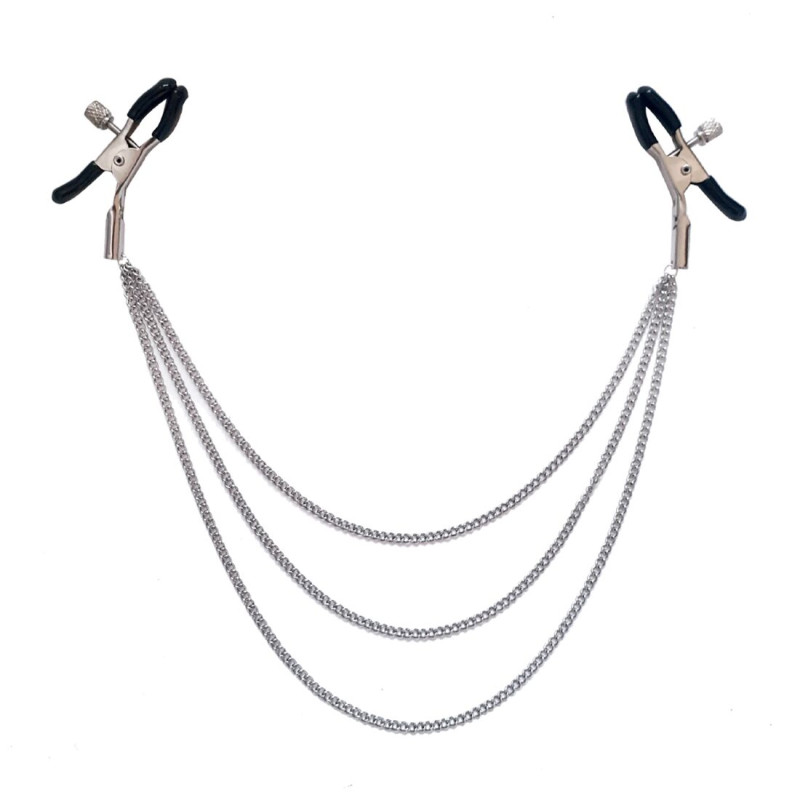 Зажим для сосков Art of Sex - Nipple Jewerlry Three Chains Зажим для сосков Art of Sex - Nipple Jewerlry Three Chains