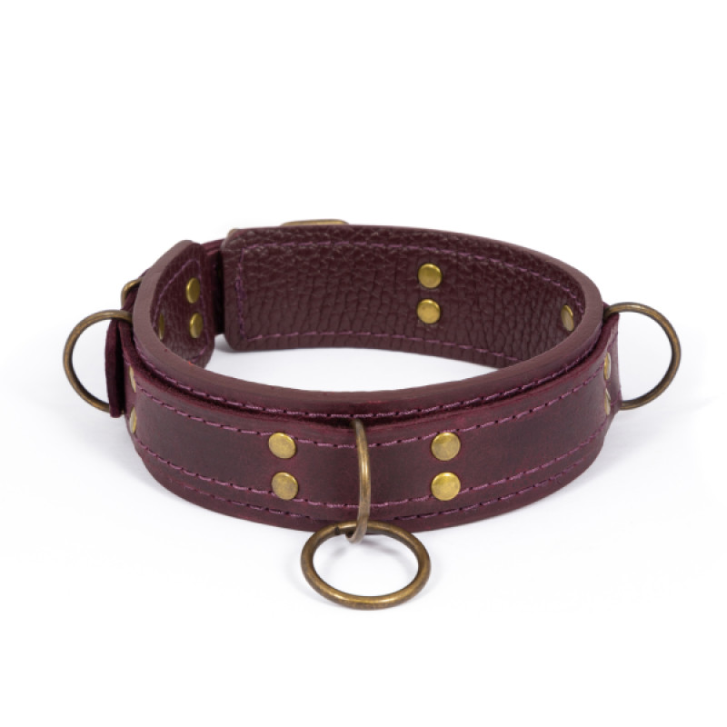 Премиум ошейник LOVECRAFT размер S фиолетовый