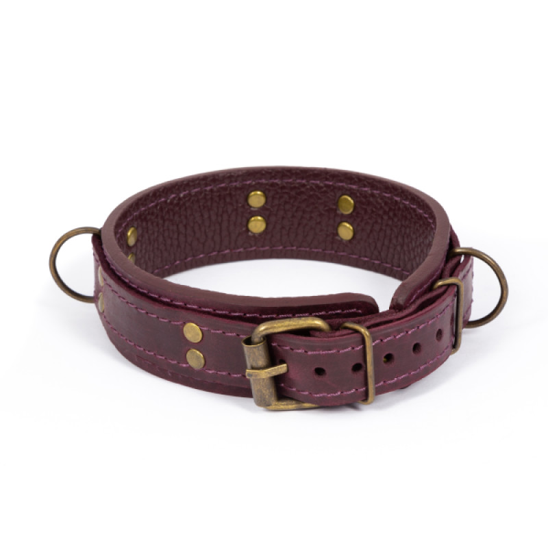 Премиум ошейник LOVECRAFT размер S фиолетовый