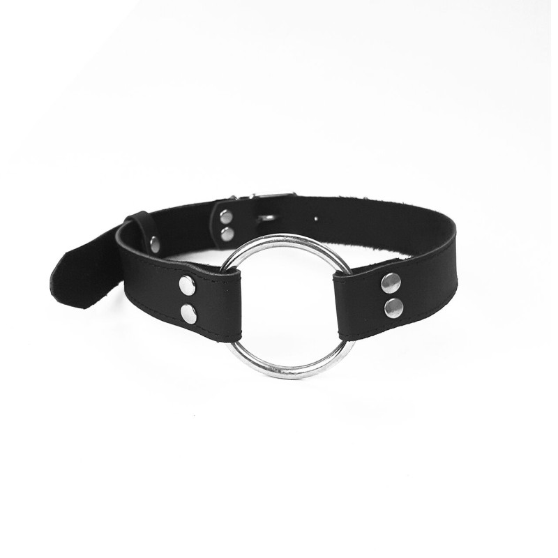 Кляп металлическое кольцо на ремнях Art of Sex – Gag Ring Metal, черный, натуральная кожа Кляп металлическое кольцо на ремнях Art of Sex – Gag Ring Metal, черный, натуральная кожа