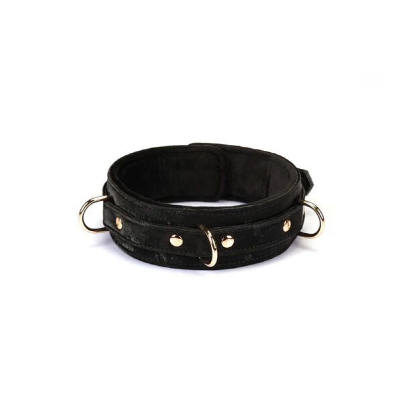 Нашийник з повідцем Liebe Seele Boudoir Amor Collar with Leash Black Нашийник з повідцем Liebe Seele Boudoir Amor Collar with Leash Black