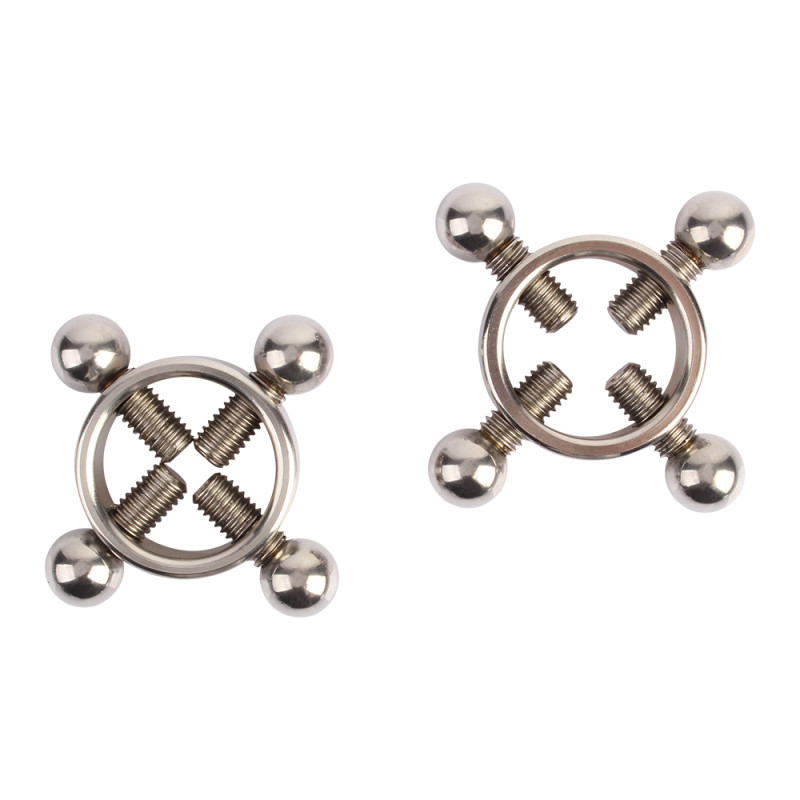 Зажимы на соски с четырьмя болтами Chisa Sins Metal Зажимы на соски с четырьмя болтами Chisa Sins Metal