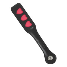 Шлепалка Sportsheets Leather Heart Impression Paddle