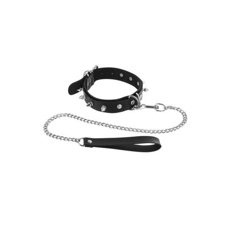 Чокер с поводком Fetish Tentation Spikes and Leash Чокер с поводком Fetish Tentation Spikes and Leash