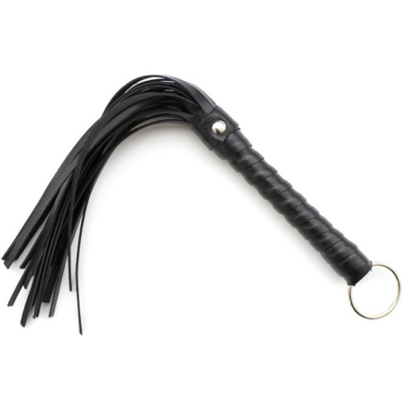 Флогер мини DS Fetish, экокожа, черный, 28 см Флогер мини DS Fetish, экокожа, черный, 28 см