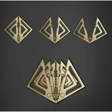 Зажимы для сосков с легкой подвеской Lockink Золотые